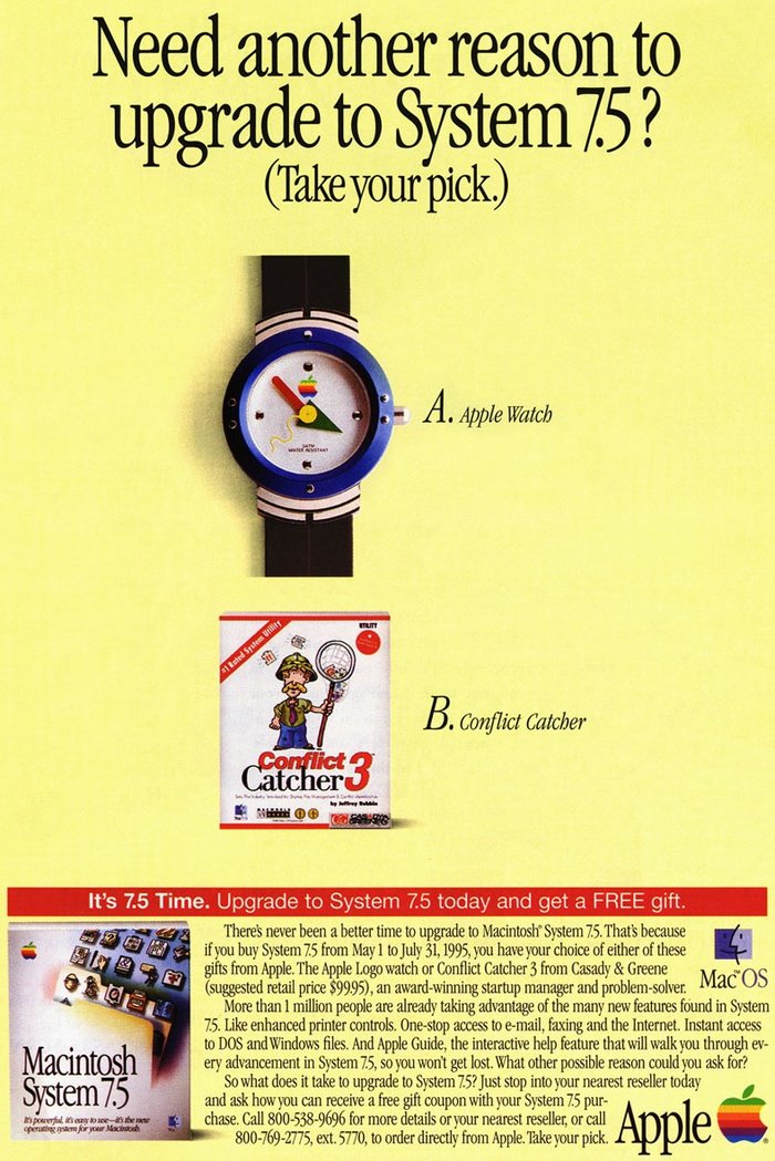 20年前蘋果就有Apple Watch，長這樣…