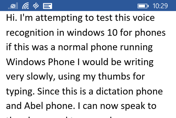 Win10手機預覽版體驗：語音識別大進化