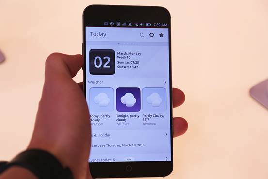 超流暢！Ubuntu版魅族MX4亮相MWC