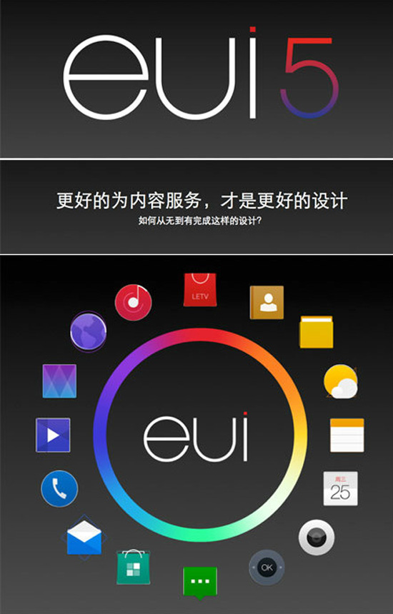內容為王構建生態，樂視手機EUI正式發布
