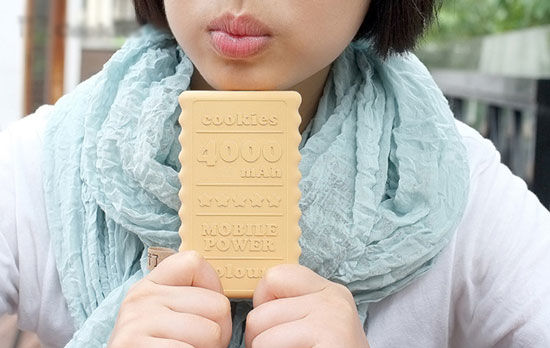 cookie餅干移動電源：刺激味蕾的浪漫神器
