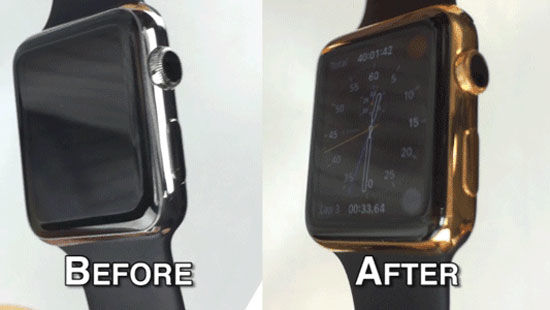 化學家教你如何把Apple Watch鍍成24K金表！