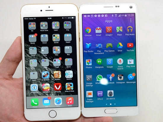 Galaxy Note擊敗iPhone 6成美國(guó)人新寵