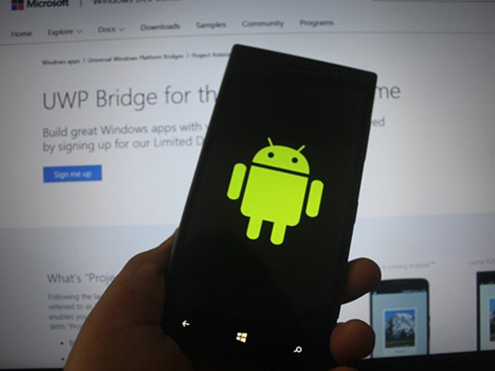 微軟搞什么？Win10手機內藏完整Android子系統