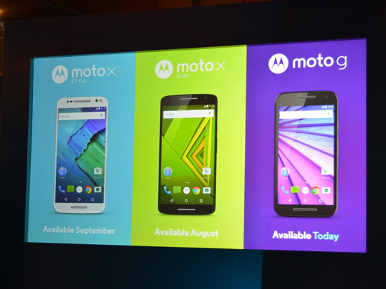 三機齊發，Moto G/X Style/X Play正式發布