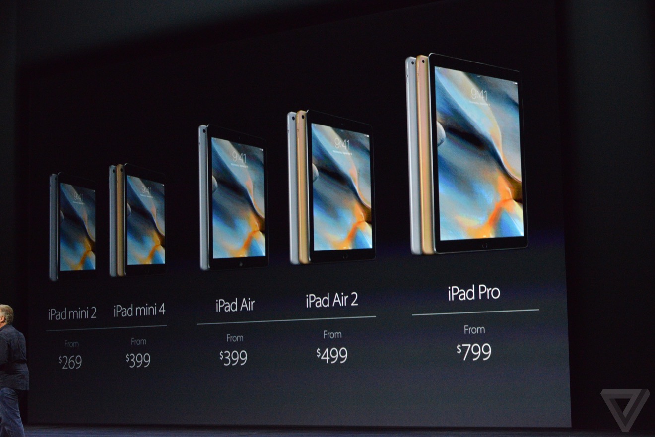 Surface的噩夢來了，蘋果發布12.9英寸iPad Pro