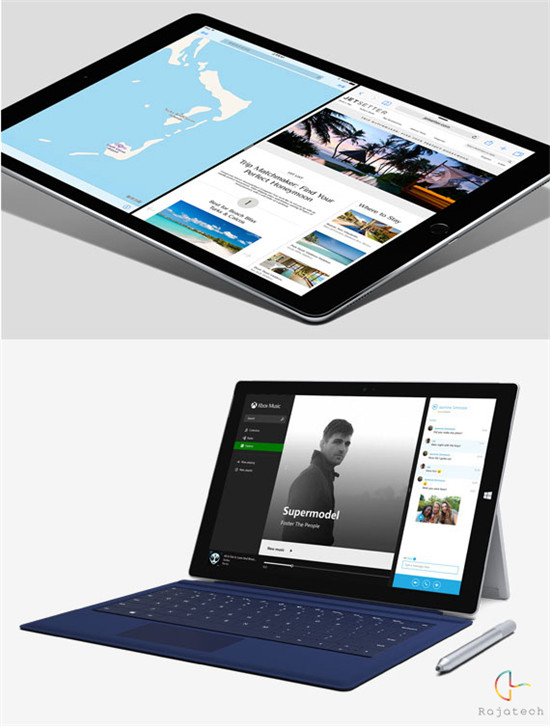 全面抄襲or超越？iPad Pro對比Surface Pro 3