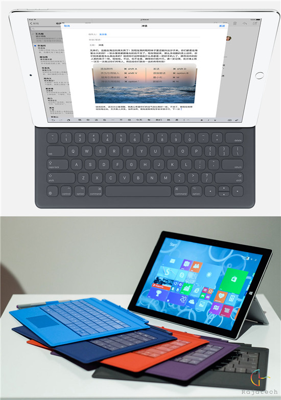 全面抄襲or超越？iPad Pro對比Surface Pro 3