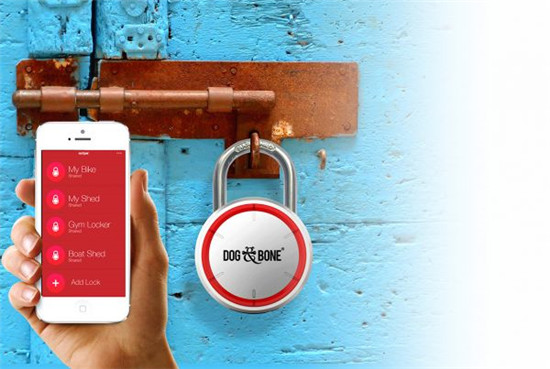LockSmart智能掛鎖，只要有手機就能開鎖！