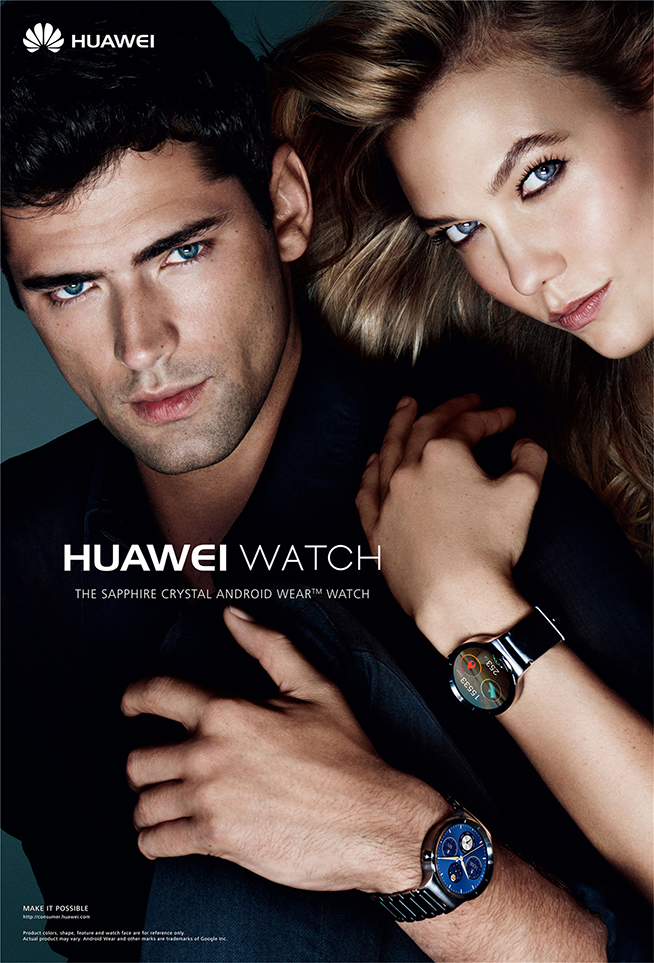 超模國(guó)際范！華為HUAWEI WATCH廣告大片曝光