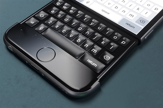 iPhone 6s加入物理全鍵盤？炫酷極了！