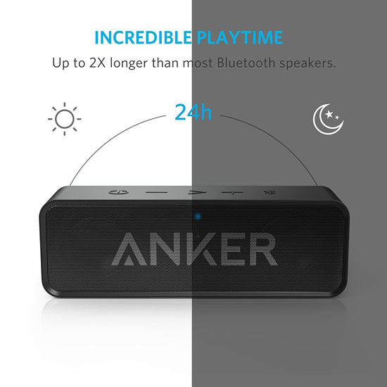 ANKER推無線藍(lán)牙音箱 ，24小時(shí)超長續(xù)航！