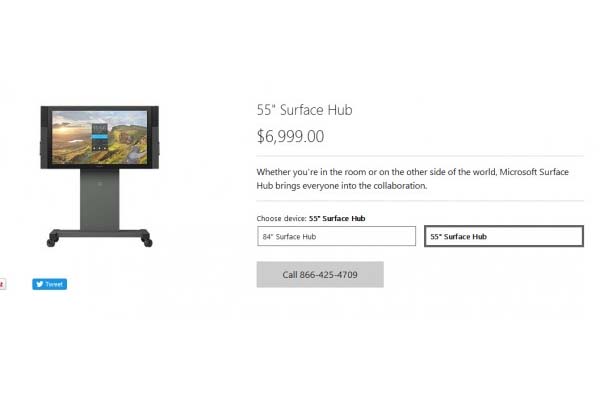 真是醉了！盛傳Surface Hub漲價00！