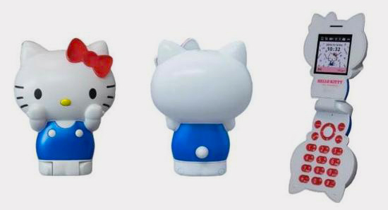 萌翻了！Sanrio專為粉絲推出Hello Kitty翻蓋手機