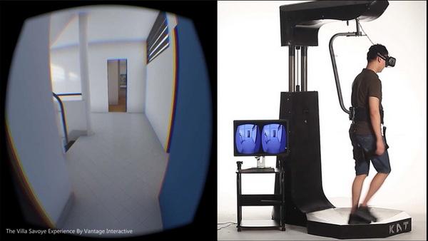 VR頭盔玩游戲不夠爽？加個虛擬現實跑步機試試