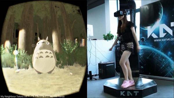 VR頭盔玩游戲不夠爽？加個虛擬現實跑步機試試