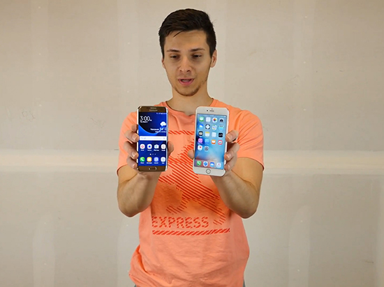 視頻：誰最耐摔 三星S7 edge/iPhone 6s Plus跌落測(cè)試
