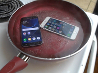 視頻：比誰夠耐煮 三星S7對(duì)陣蘋果iPhone 6s