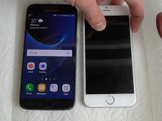 視頻：比誰(shuí)夠耐煮 三星S7對(duì)陣蘋果iPhone 6s