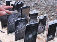 蘋果iPhone對比三星Galaxy：擋子彈誰更強(qiáng)