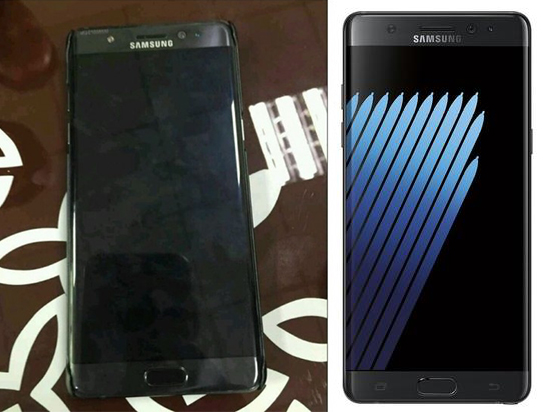 三星Note 7真機圖終曝光，比S7 edge還漂亮！