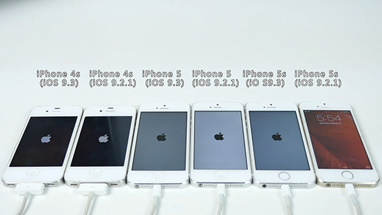 視頻：iOS 9.3比iOS 9.2.1更快？不同版本iPhone實測