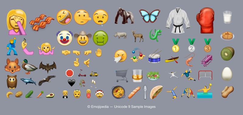 又有一波新emoji表情發布了，有你喜歡的么？