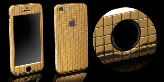 iPhone SE又被奢侈化！18K金鑲鉆版本來了