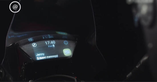 三星或推摩托車智能擋風(fēng)玻璃，可顯示來(lái)電和短信 