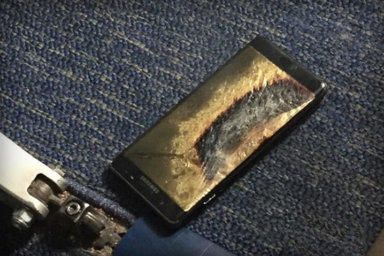 安全版Note7四連炸 三星無言以對(duì)