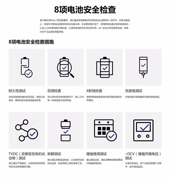 為避免Note7情況在S8中發(fā)生 三星專(zhuān)門(mén)推出8項(xiàng)電池檢查措施