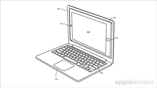腦洞大開(kāi)！蘋(píng)果新專利能把iPhone瞬間變筆記本