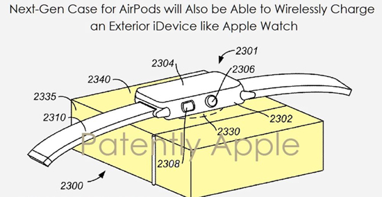AirPods充電盒專利曝光：或將防水能給iPhone充電