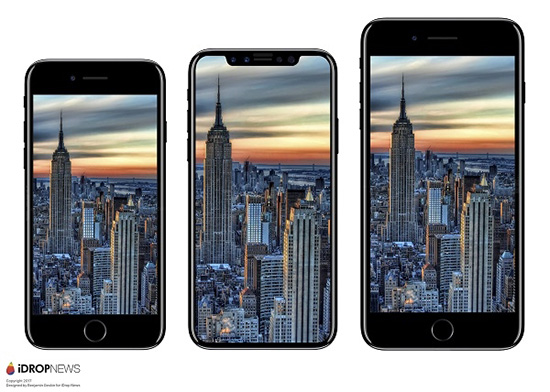 讓人放心的iPhone 8設(shè)計(jì)圖泄漏：5.66寸屏 背后無指紋