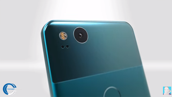 谷歌Pixel 2 XL渲染視頻曝光：首發安卓8.0+多彩配色