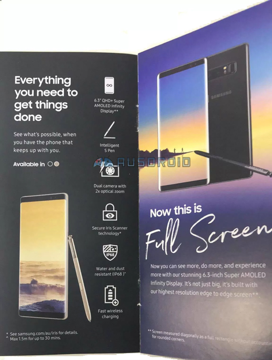 Galaxy Note8意外“發布”：三星泄密起來連自己都怕！
