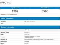 OPPO MIX現身Geekbench：全面屏，配置彪悍