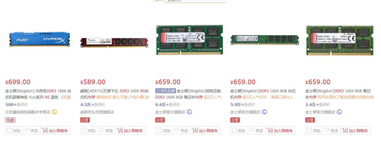 瘋漲不分型號(hào) 上代DDR3內(nèi)存條因需求增加也出現(xiàn)價(jià)格暴漲