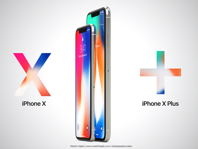 6.7寸iPhone X Plus概念機圖賞：設計照搬？看了內心毫無波動