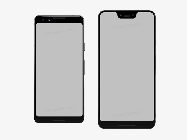 谷歌Pixel 3/3XL曝光：迎擊蘋(píng)果iPhoneSE2 設(shè)計(jì)區(qū)別大