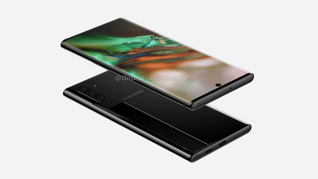 三星Note10最新渲染圖曝光：整體風格硬朗 再次“真香警告”？