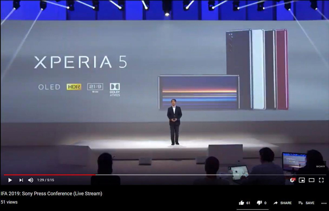 提前直播大擺烏龍？索尼新旗艦Xperia 5意外曝光
