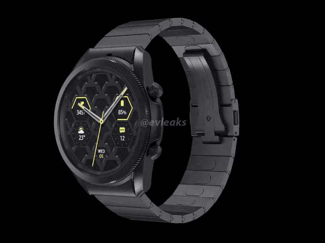 三星Galaxy Watch 3曝光：延續旋轉表盤 鈦合金版顏值能打