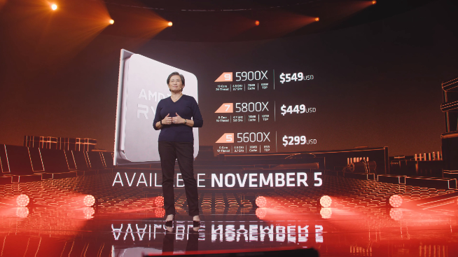 AMD銳龍5000系列處理器發布：性能飆升完勝英特爾 售價2030元起！