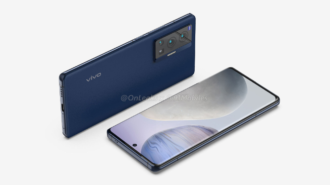 vivo X70 Pro最新渲染圖曝光：標(biāo)配頂級(jí)屏幕！云階四攝蔡司全鍍膜