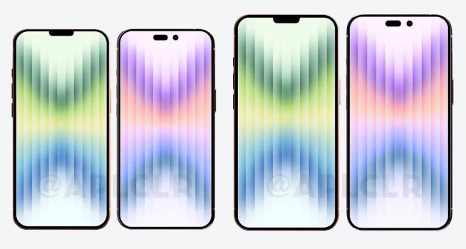 蘋果iPhone 14系列新曝光：紫色替代遠峰藍！Pro版區別更明顯